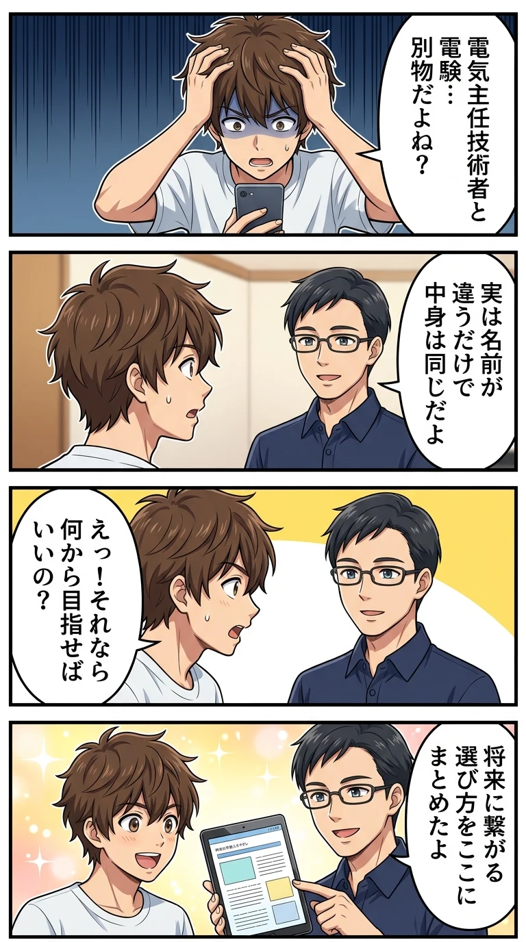 電気主任技術者 電験 違い