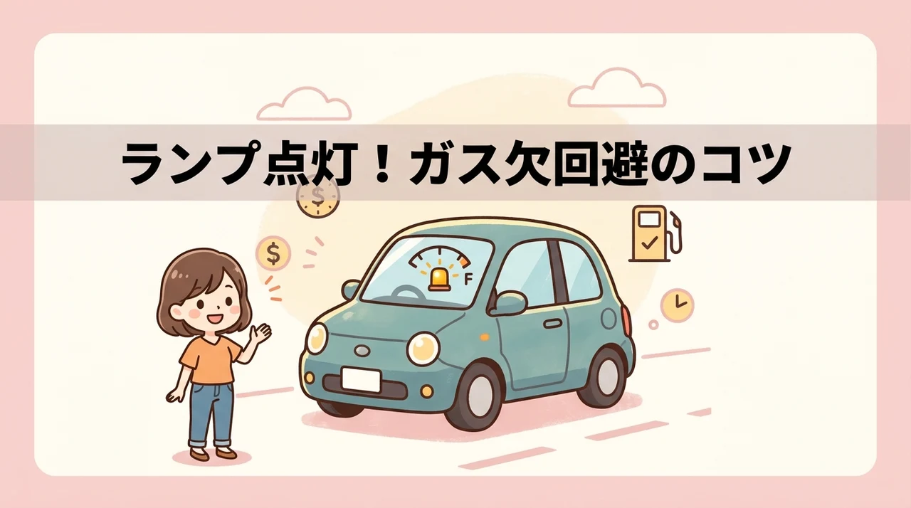 ガソリンランプ点灯時にガス欠を回避するコツ
