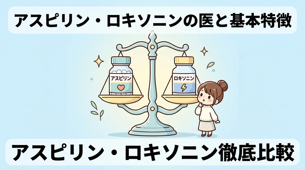 アスピリンとロキソニンの違いと基本特徴