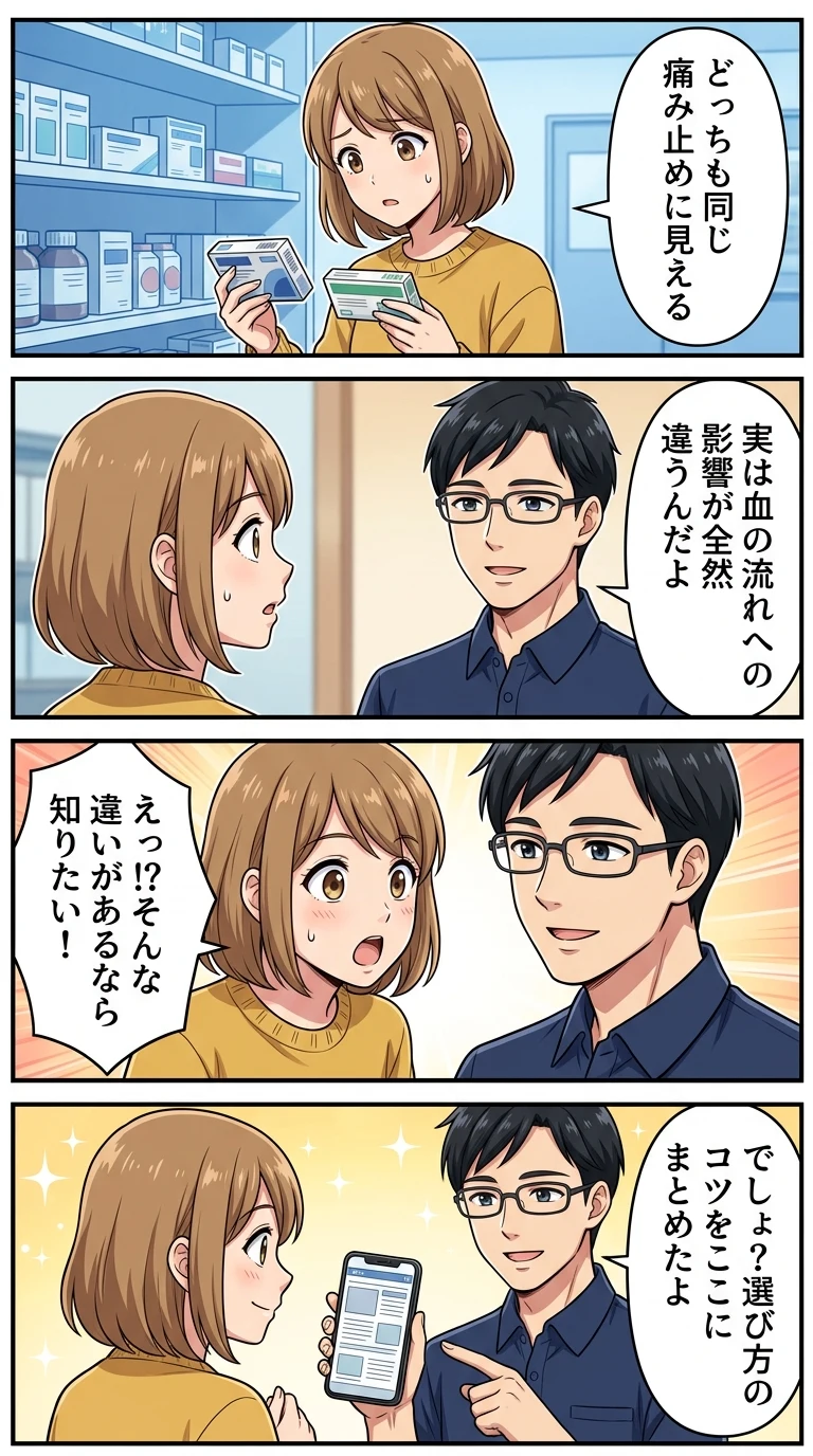 アスピリン ロキソニン 違い