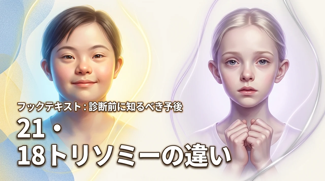 21トリソミーと18トリソミーの違いが気になる方へ。出生前診断の前に知るべき予後