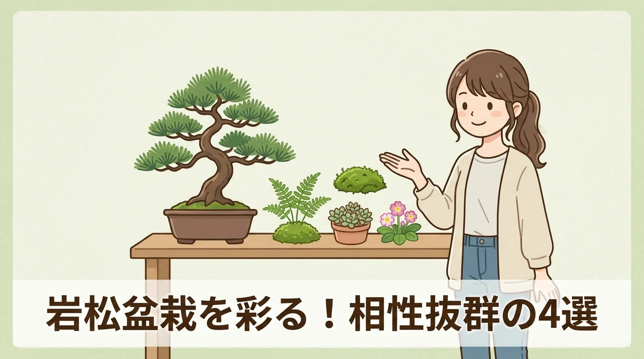 岩松盆栽と相性の良い植物4選