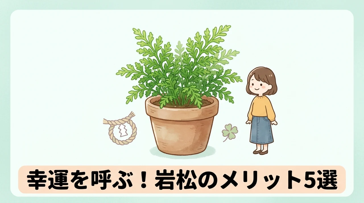 縁起物として愛される岩松のメリット5つ