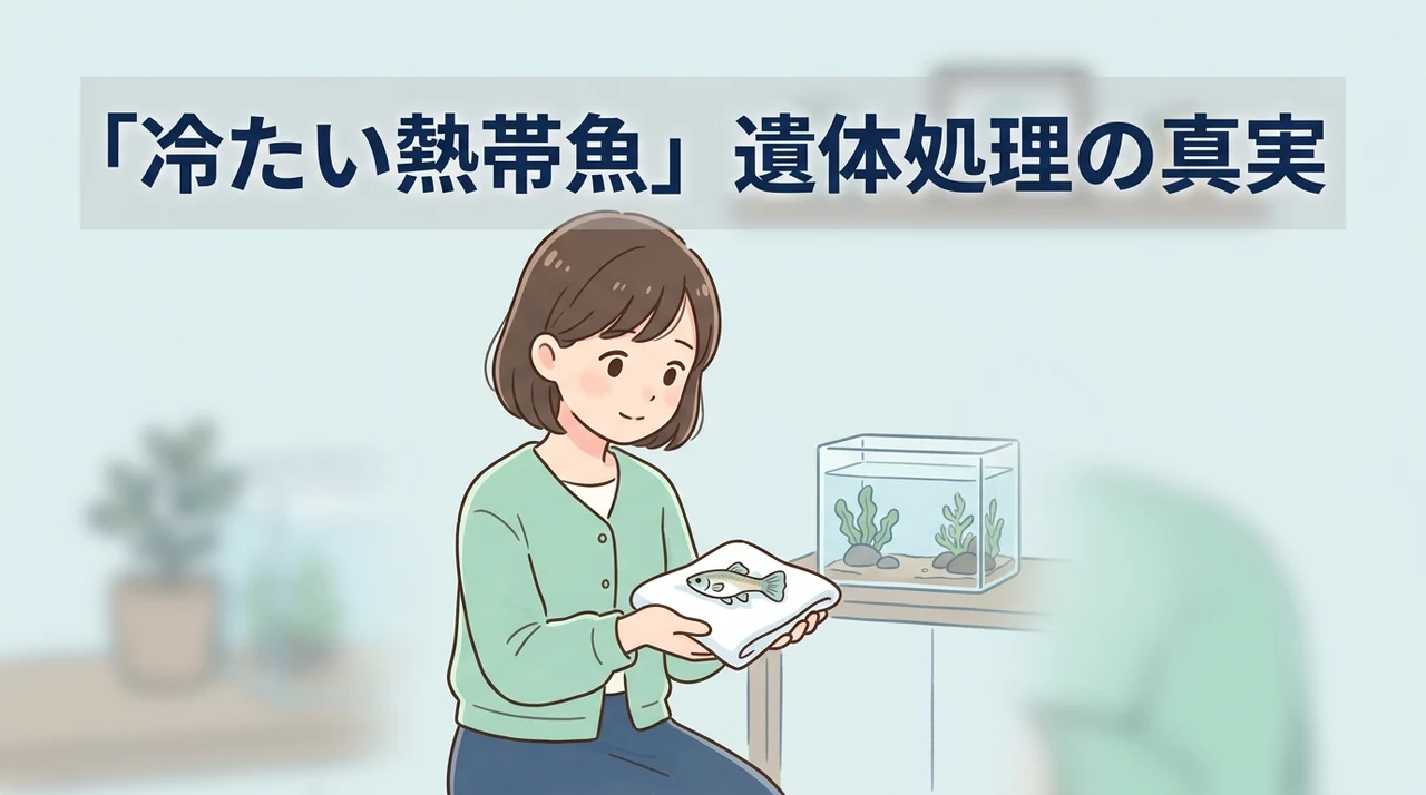 冷たい熱帯魚の死体処理と実話の手順比較