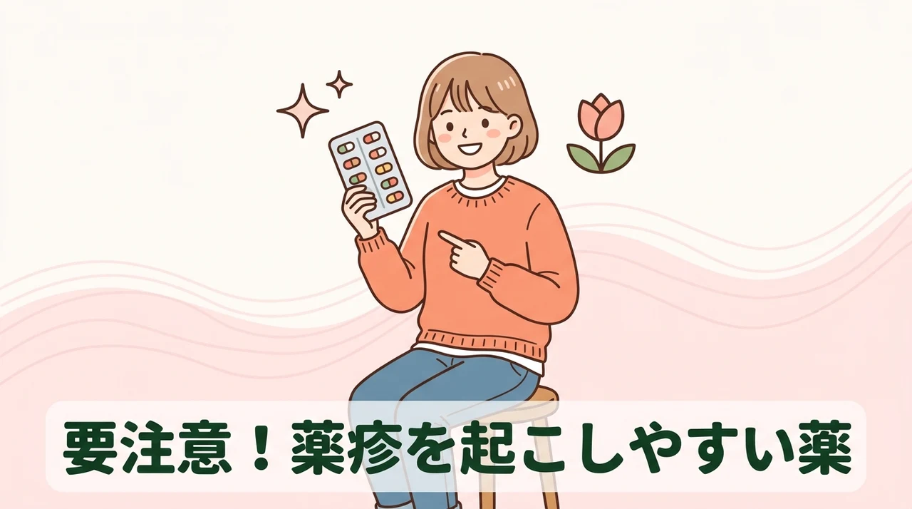薬疹の原因になりやすい具体的な薬剤