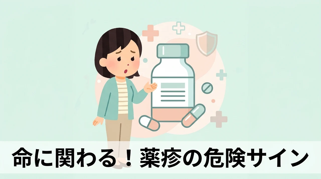 救急要請が必要な薬疹の危険なサイン