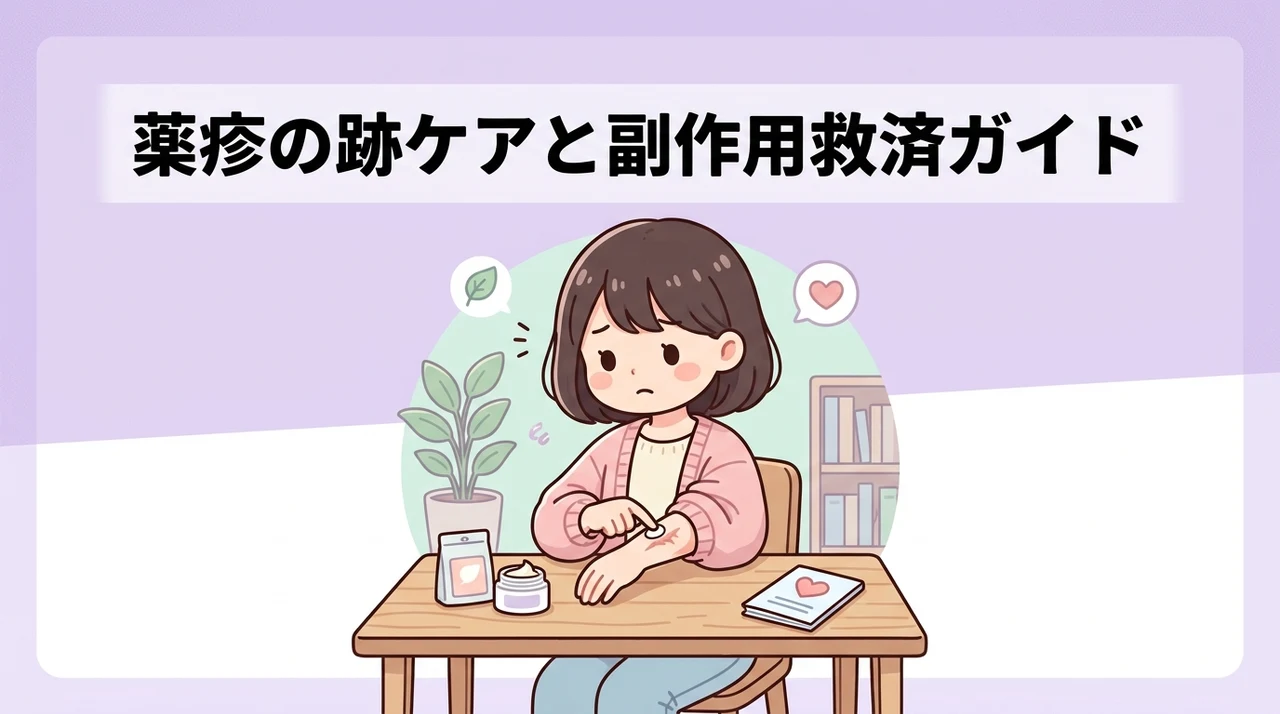 薬疹の跡へのケアと副作用救済制度