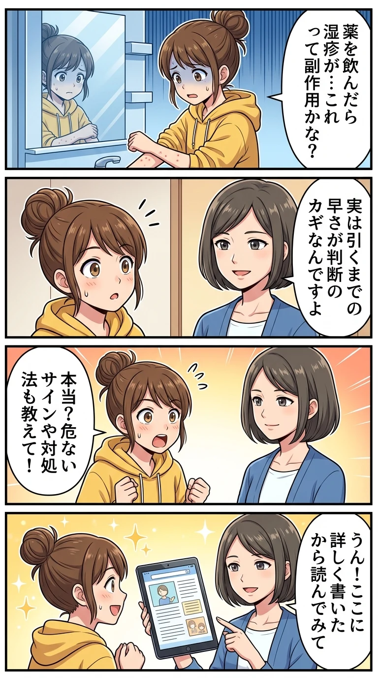 薬疹 蕁麻疹 違い