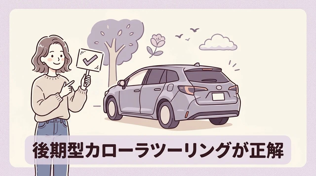 後期型カローラツーリングを選ぶメリット