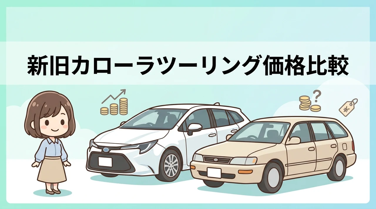 カローラツーリングの新旧購入コスト比較