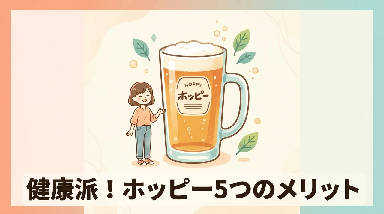 健康志向の方にホッピーが選ばれるメリット5つ