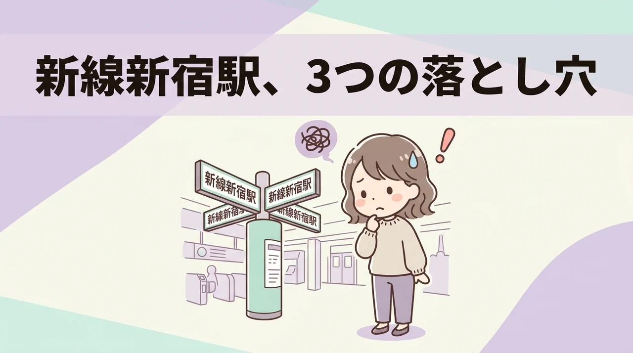 新線新宿駅を利用するデメリット3選