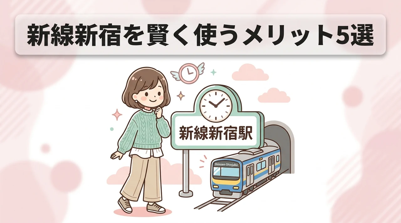 新線新宿駅を賢く活用するメリット5選