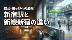 新線新宿駅と新宿駅の違いを知れば迷わない!初台・幡ヶ谷方面への最短ルート
