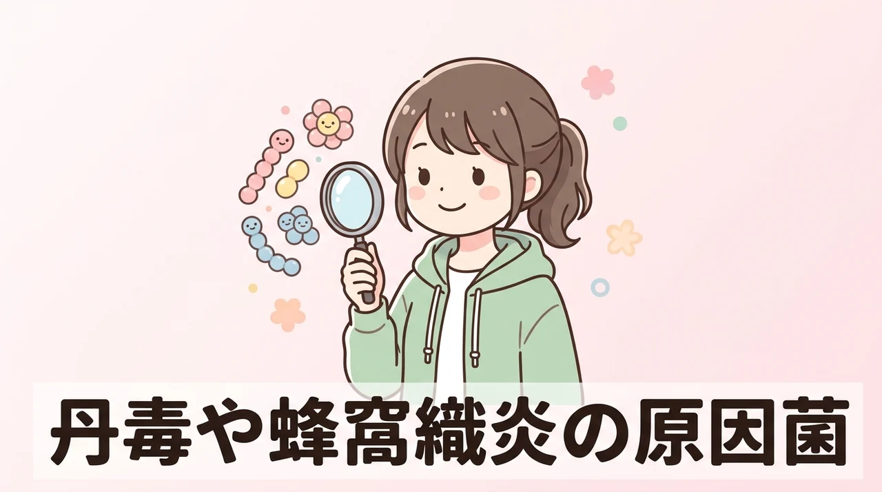 丹毒や蜂窩織炎の原因菌と注意すべき初期症状