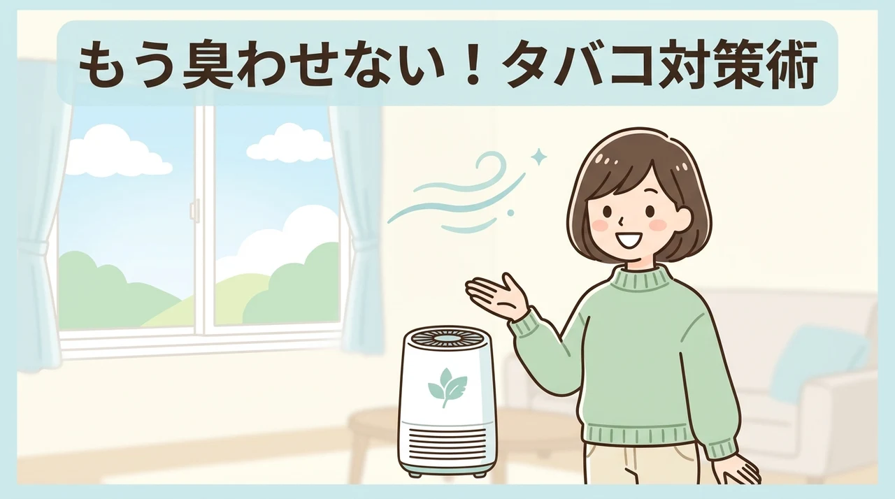 タバコの臭いを防ぐための具体的な対策