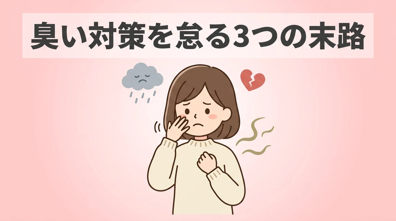 臭い対策を怠る3つのデメリット