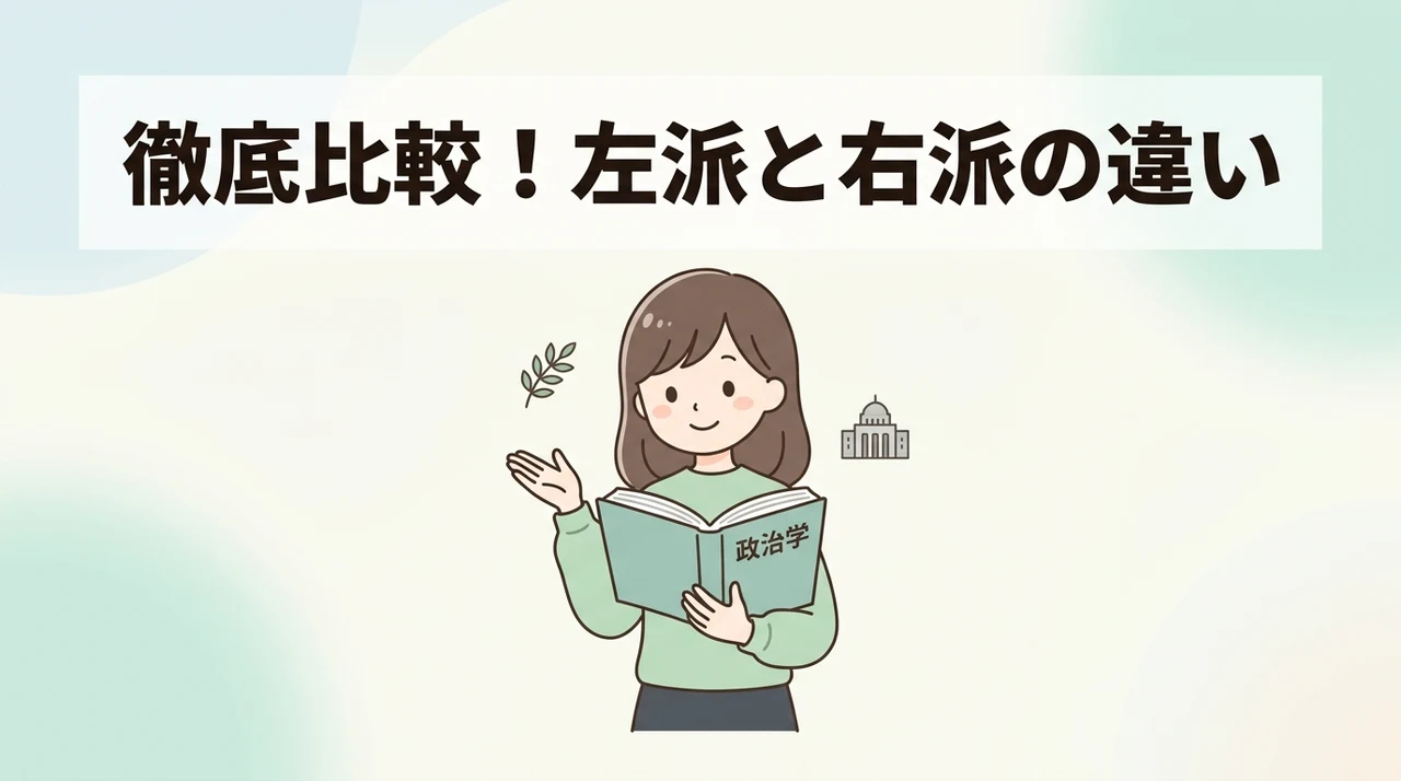左派と右派の主要な対立軸を比較