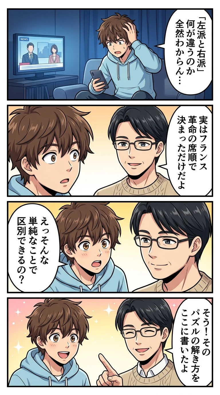 左派 右派 違い わかりやすく
