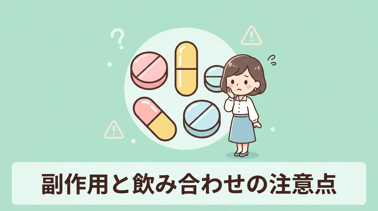 副作用や飲み合わせの違いによる注意点