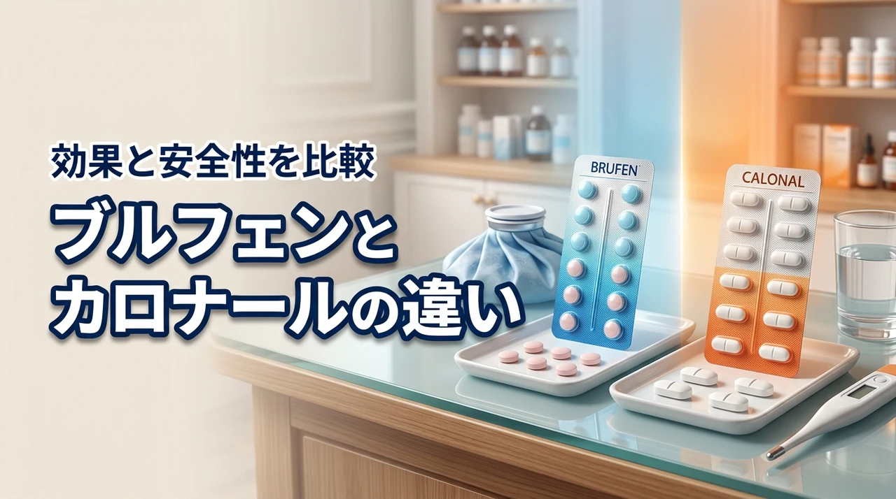 ブルフェンとカロナールの違いで迷ったら?発熱や痛みへの効果と安全性を解説