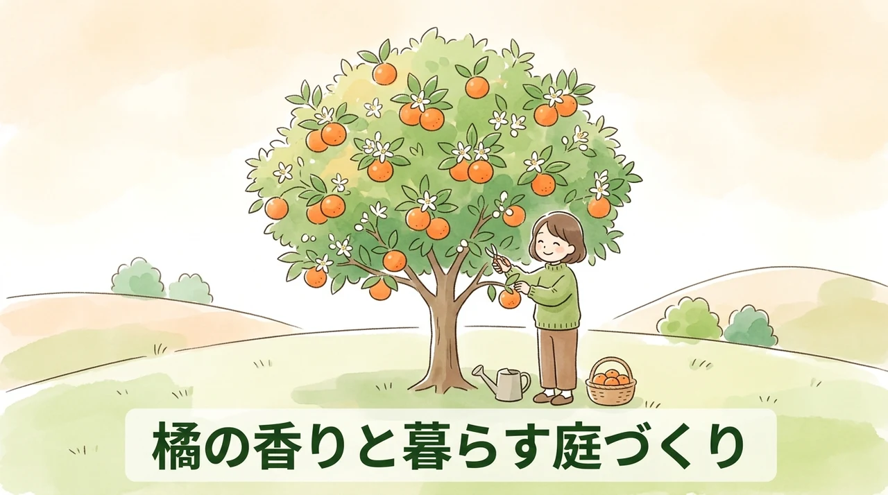 橘の香りの活用と庭木での栽培