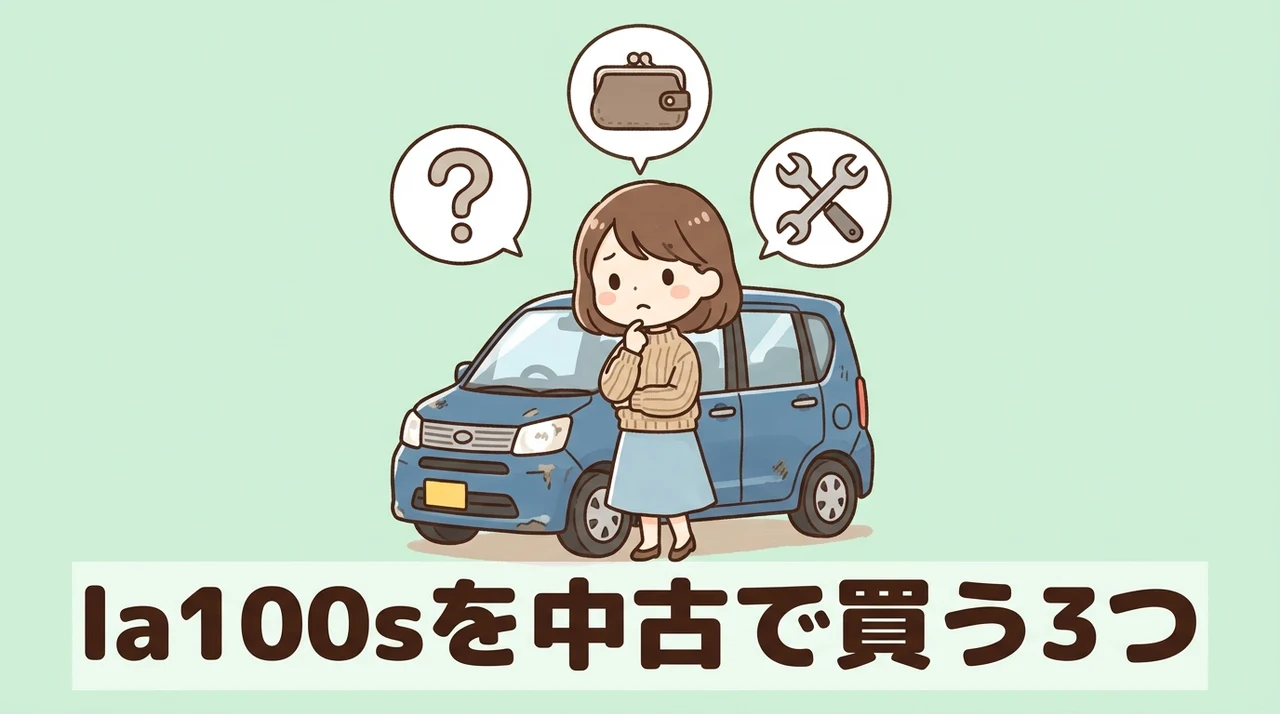 la100sを中古で買う3つのデメリット