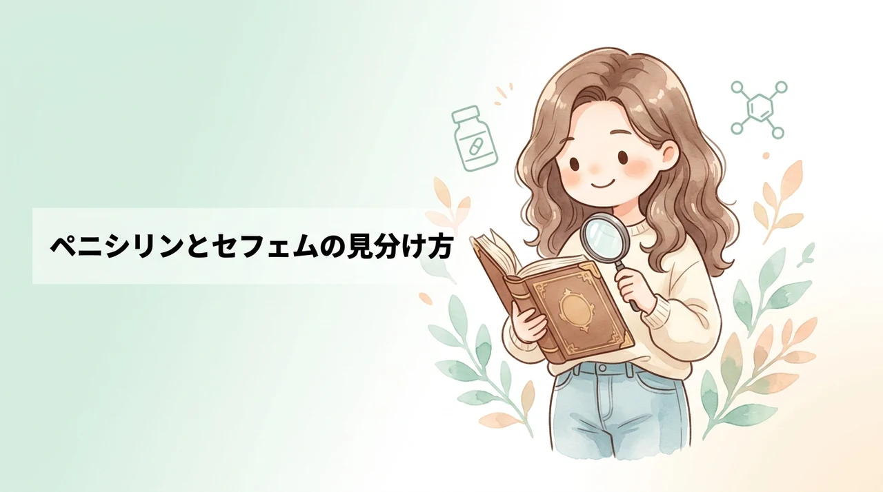 ペニシリン系とセフェム系の違いと見分け方の基本