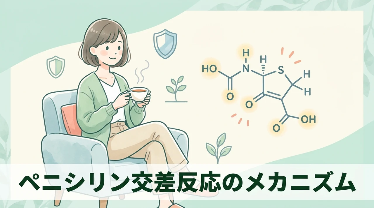 ペニシリンアレルギーと交差反応のメカニズム