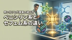ペニシリン系とセフェム系の違いで迷ったら？臨床での使い分けと代替薬の選び方を紹介