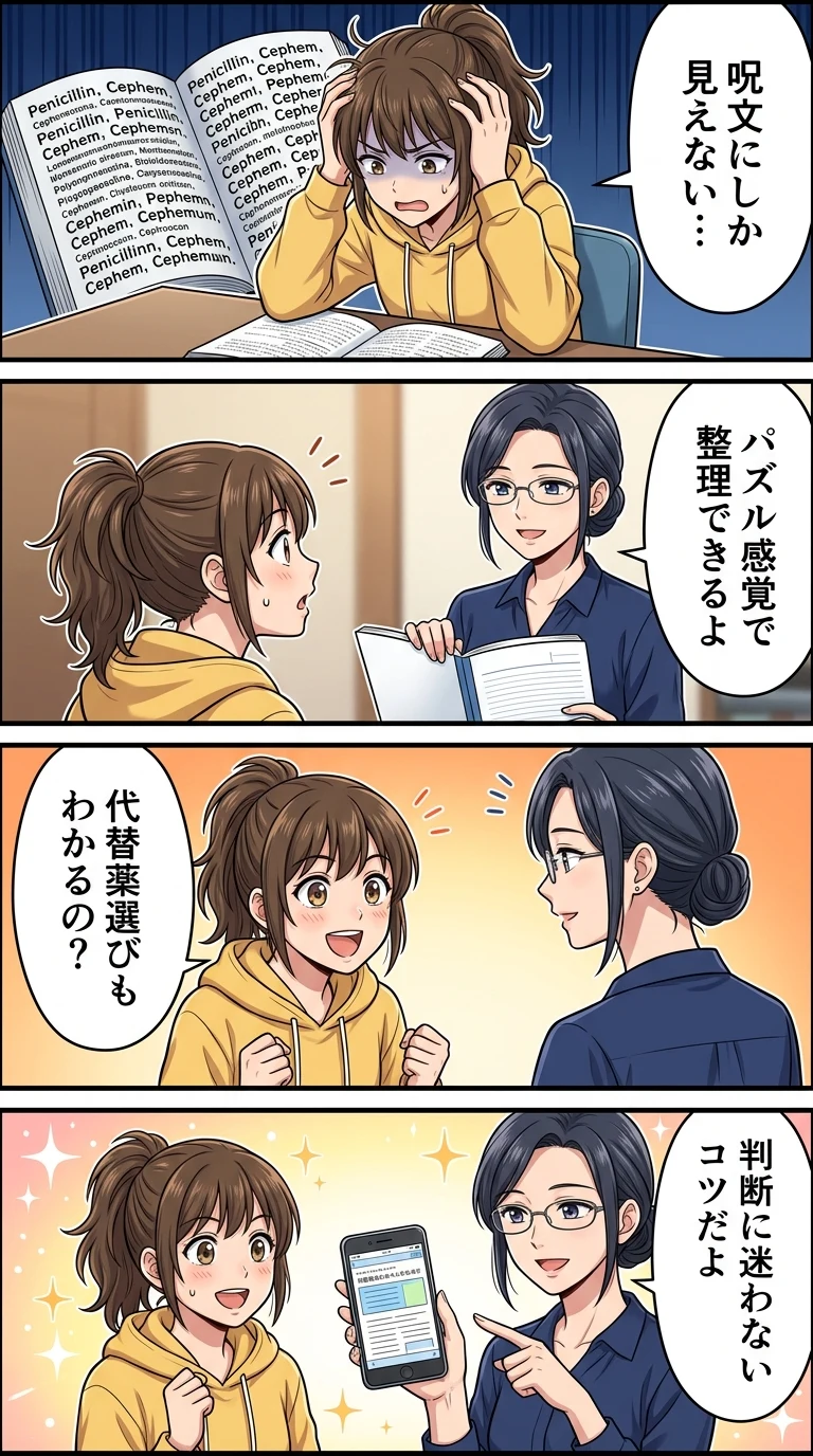 ペニシリン系 セフェム系 違い