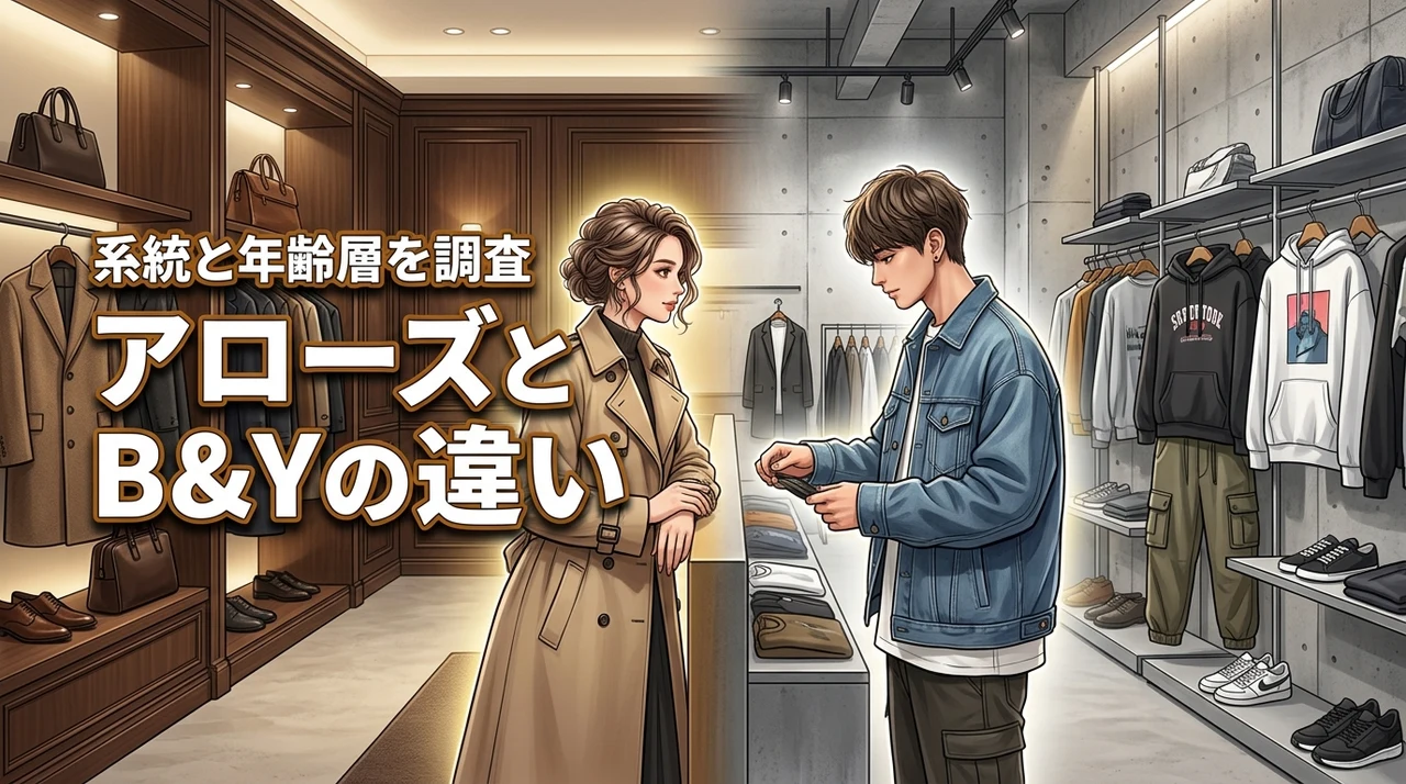 どっちを買う？ユナイテッドアローズとビューティーアンドユースの違いと年齢層を調査