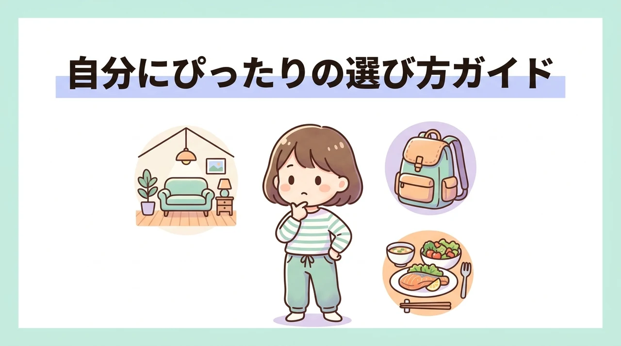 ライフスタイルに合わせた選び方