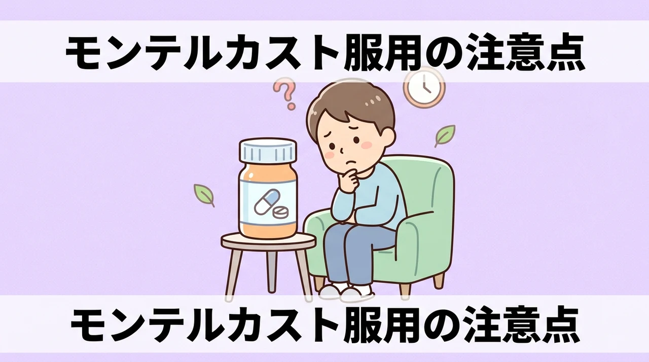モンテルカストを服用するデメリット
