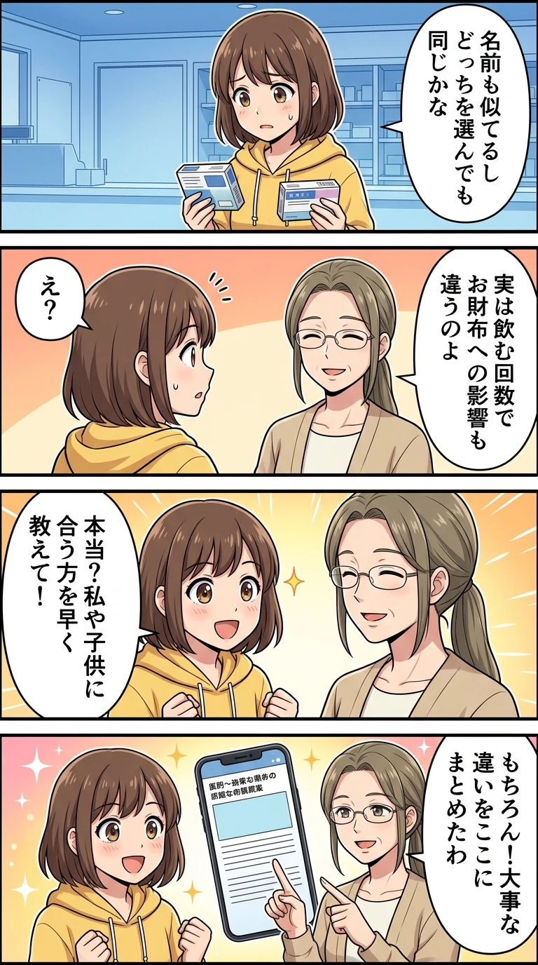 モンテルカスト プランルカスト 違い