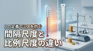 間隔尺度と比例尺度の違いは「0」の定義！データ分析の落とし穴を防ぐ重要項目