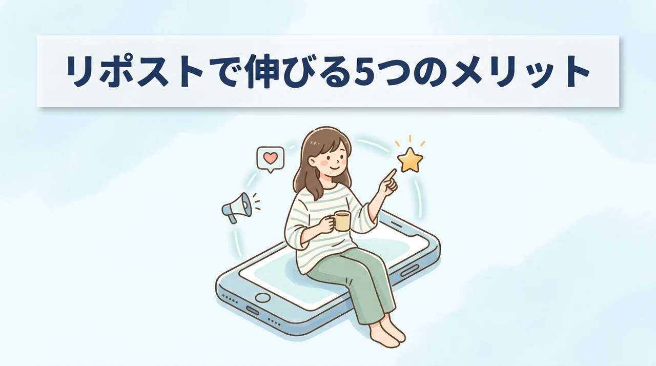 リポストを効果的に活用する5つのメリット