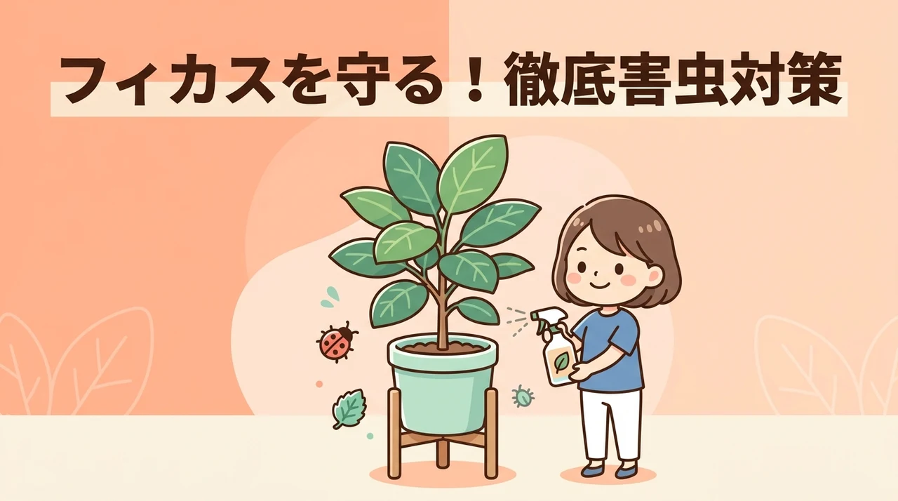 害虫からフィカスを守る対策方法