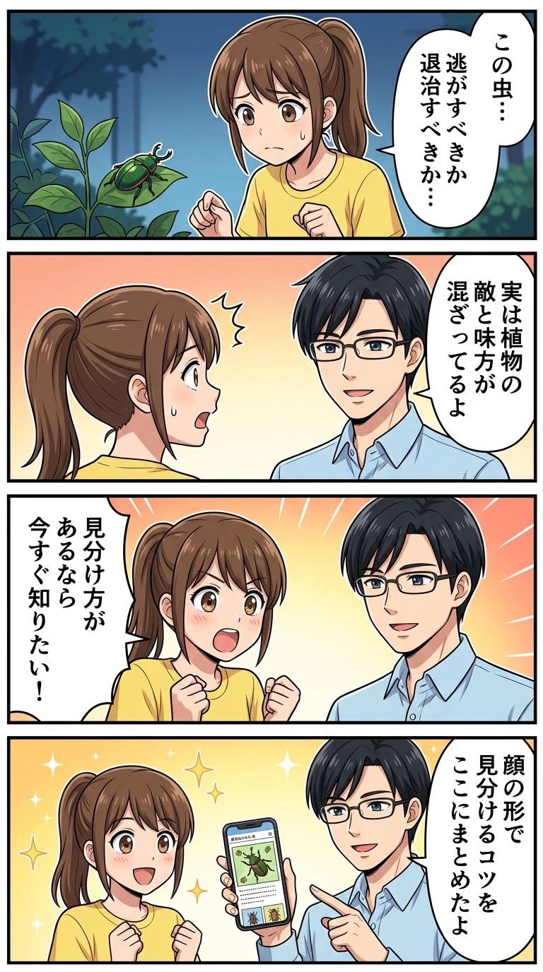 黄金虫 カナブン 違い