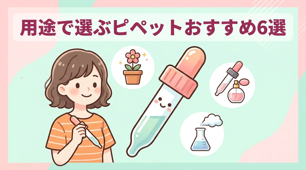 用途で選ぶピペット・スポイトのおすすめ6選