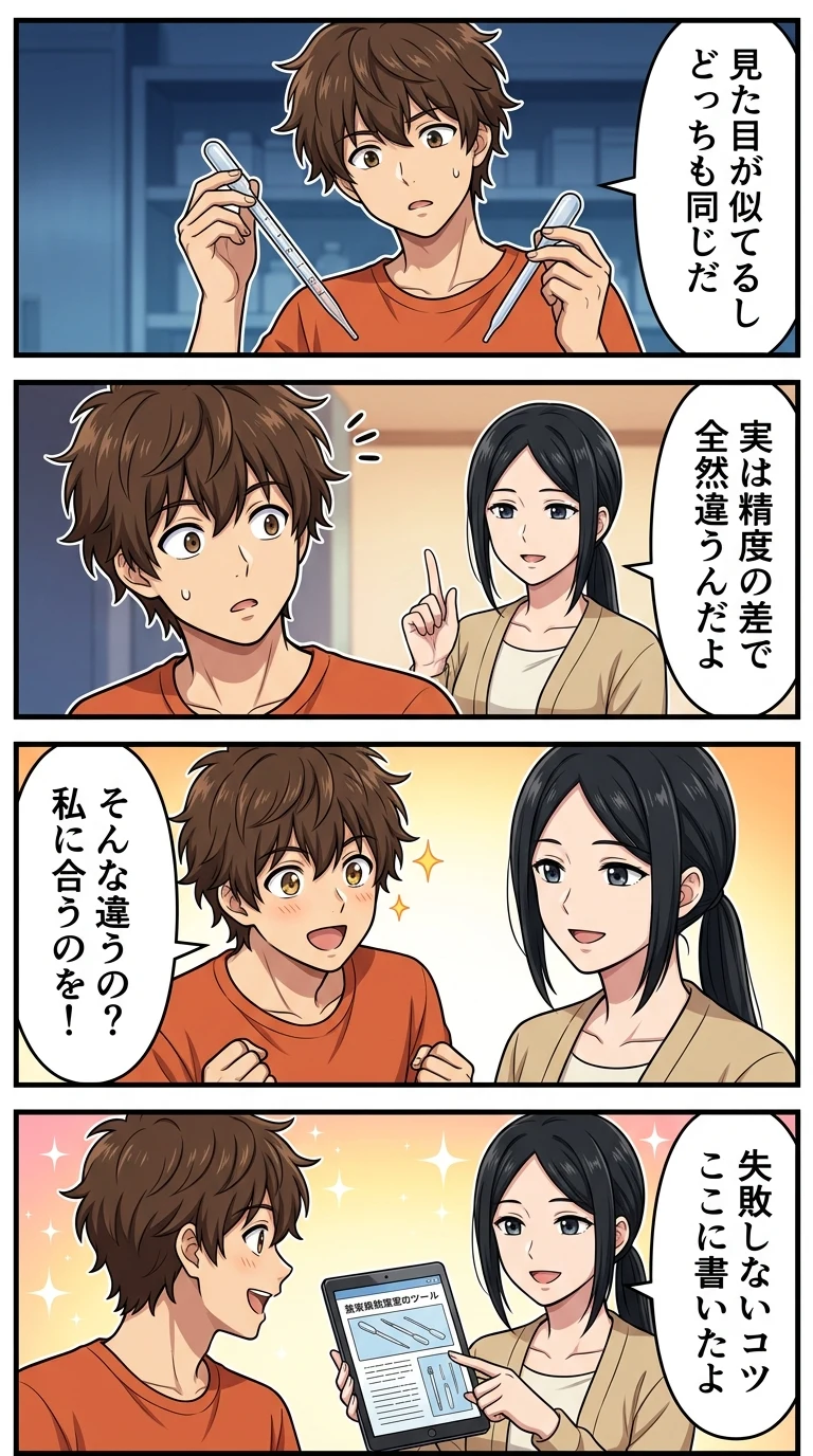 駒込ピペット スポイト 違い