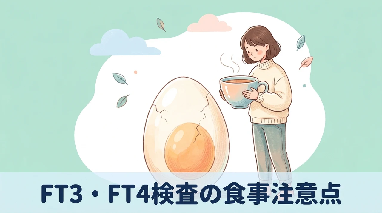 ft3やft4の検査に影響する食事の注意点