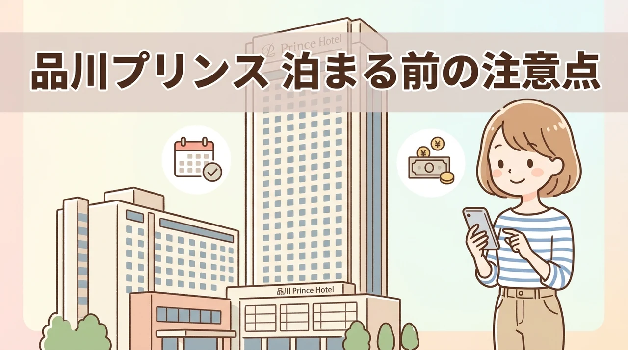 品川プリンスホテルの注意点3つ