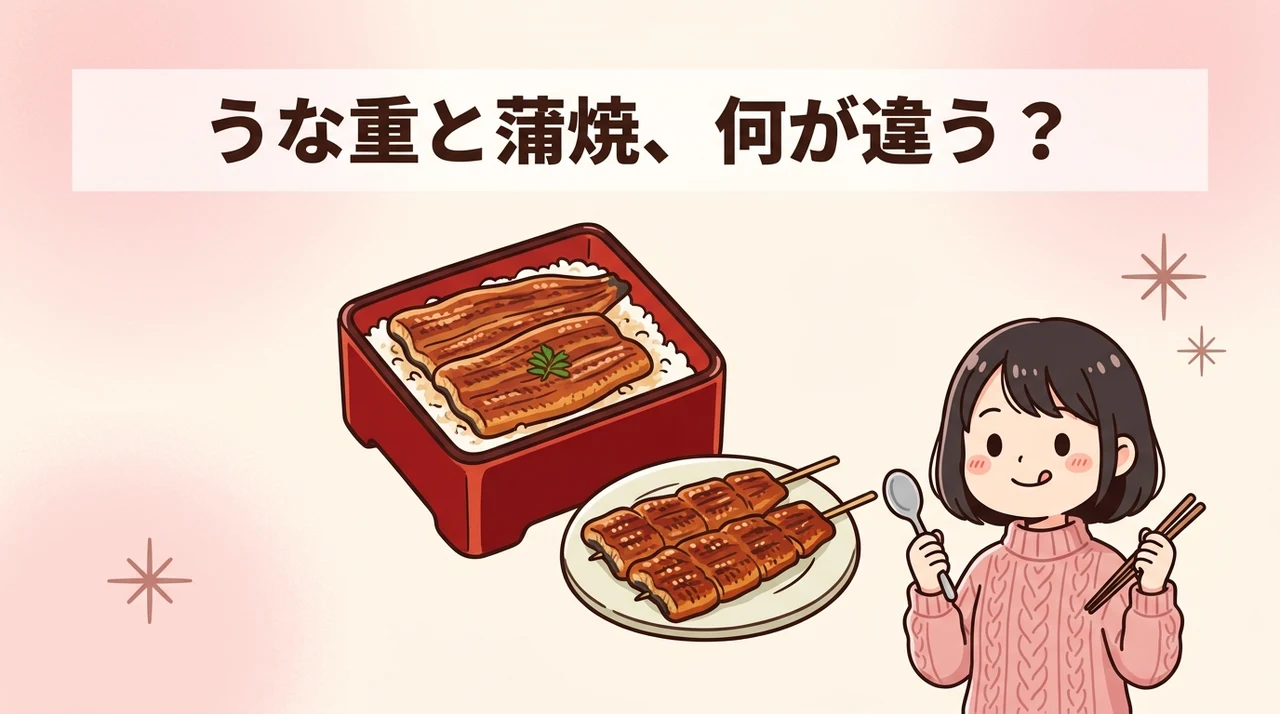 うな重と蒲焼の違いとは?基本の定義を解説