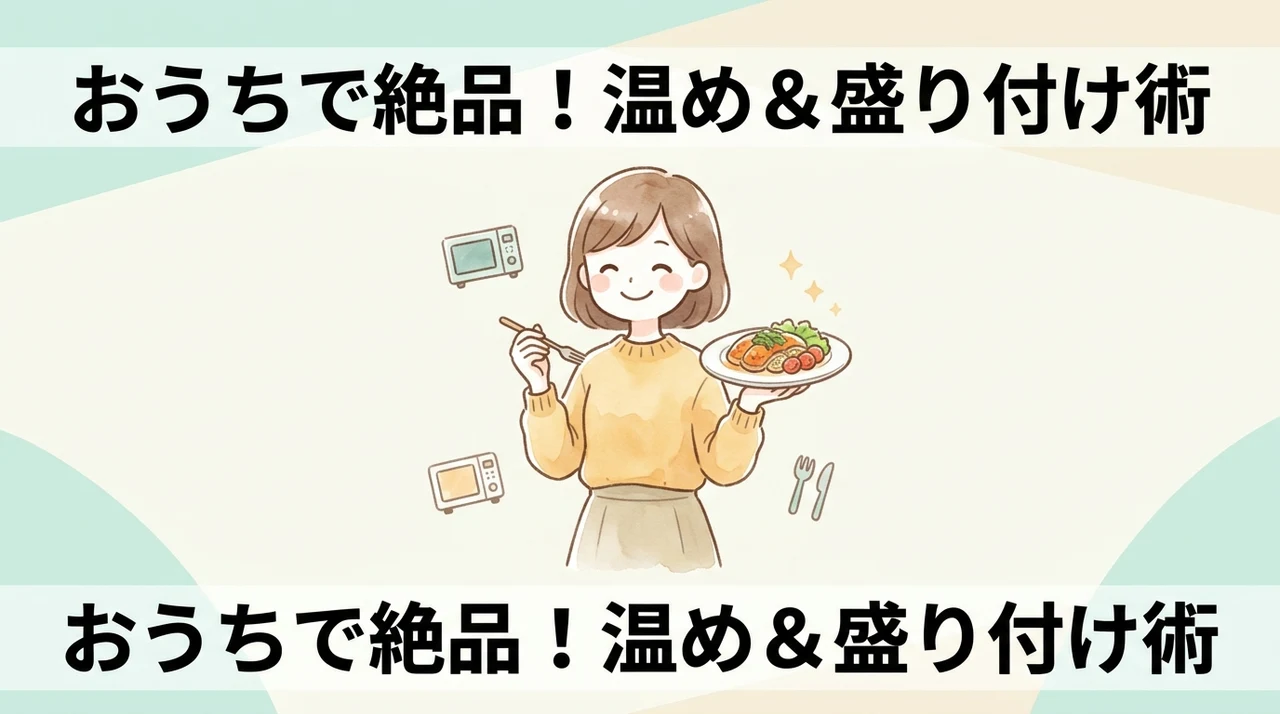 自宅で美味しく食べる温め方と盛り付け術