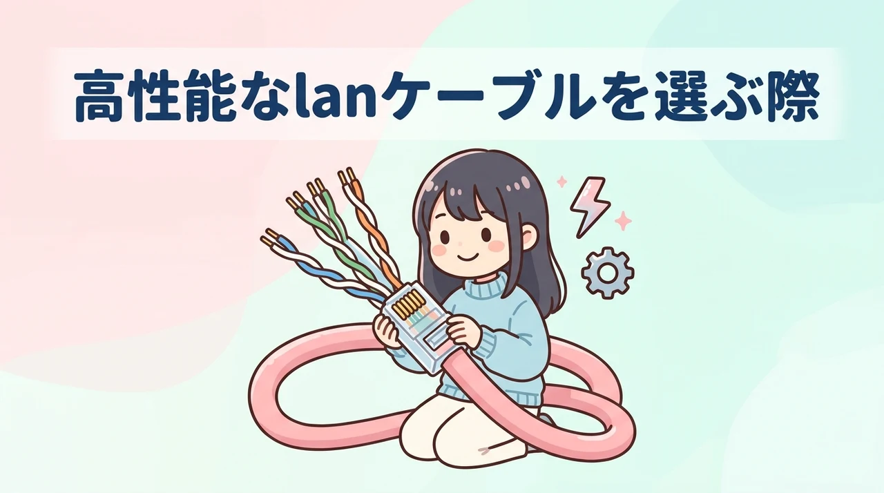 高性能なlanケーブルを選ぶ際の注意点4つ