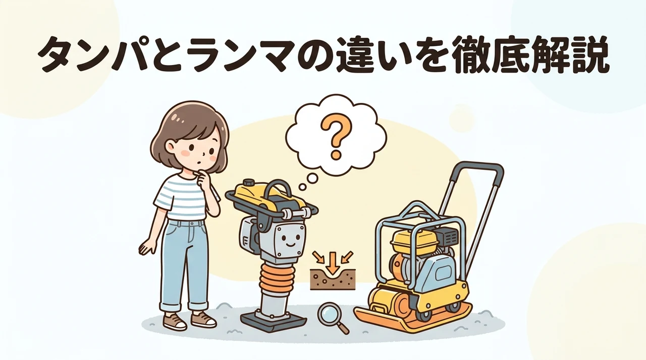 タンパとランマの違いと現場での定義