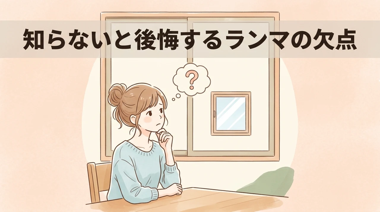ランマを使用するデメリット