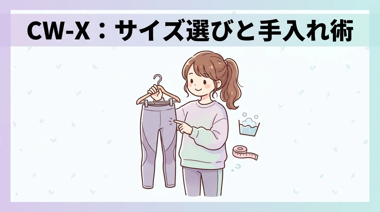 cwxのサイズ選びと長持ちさせる手入れ術