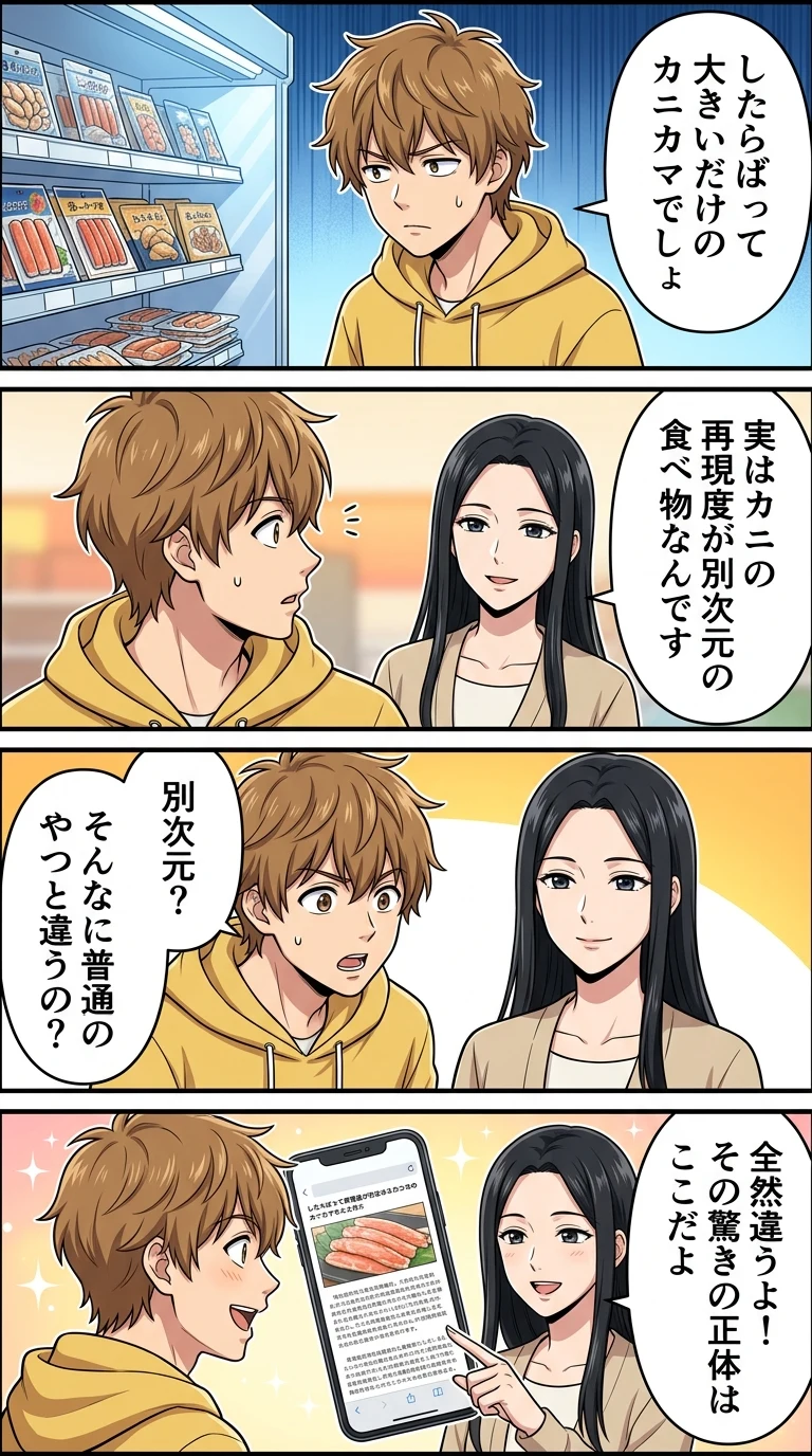 したらば カニカマ 違い